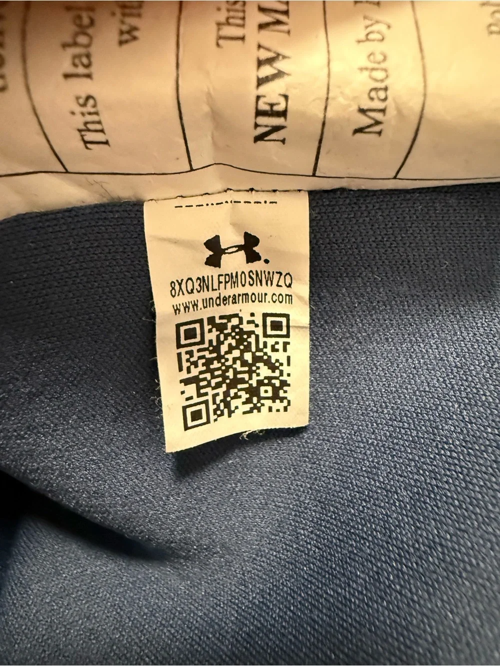 Under Armor Golf Cold Gear Navy Blue Structured Quarter-Zip Pullover. Men’s Med.